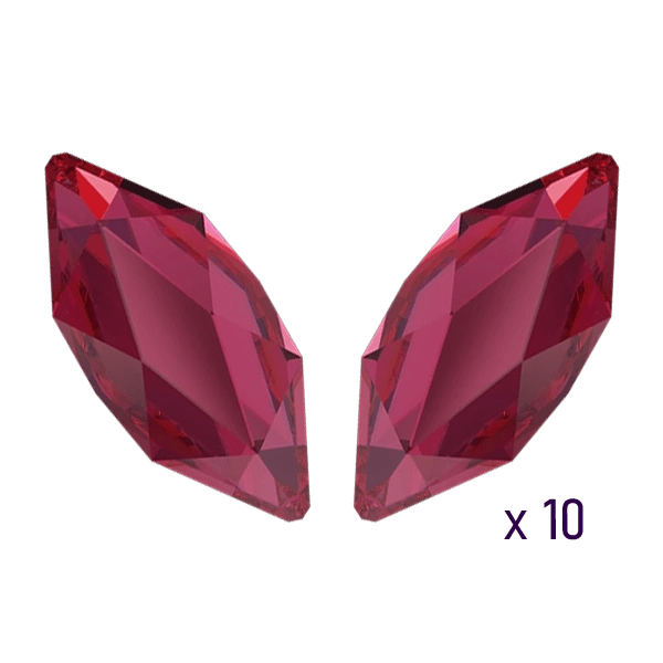 Swarovski Markise Scharlach zahnschmuck