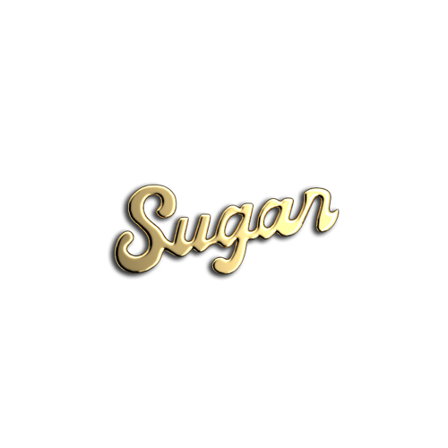 Sugar Schriftzug zahnschmuck