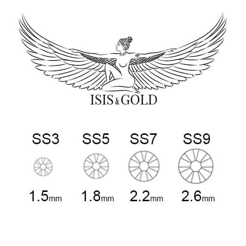 Strass dentaire Swarovski Aquamarine