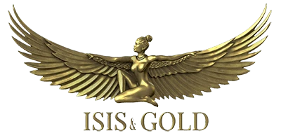 IsisnGold teeth jewelry and tooth gems logo gold goddess Isis