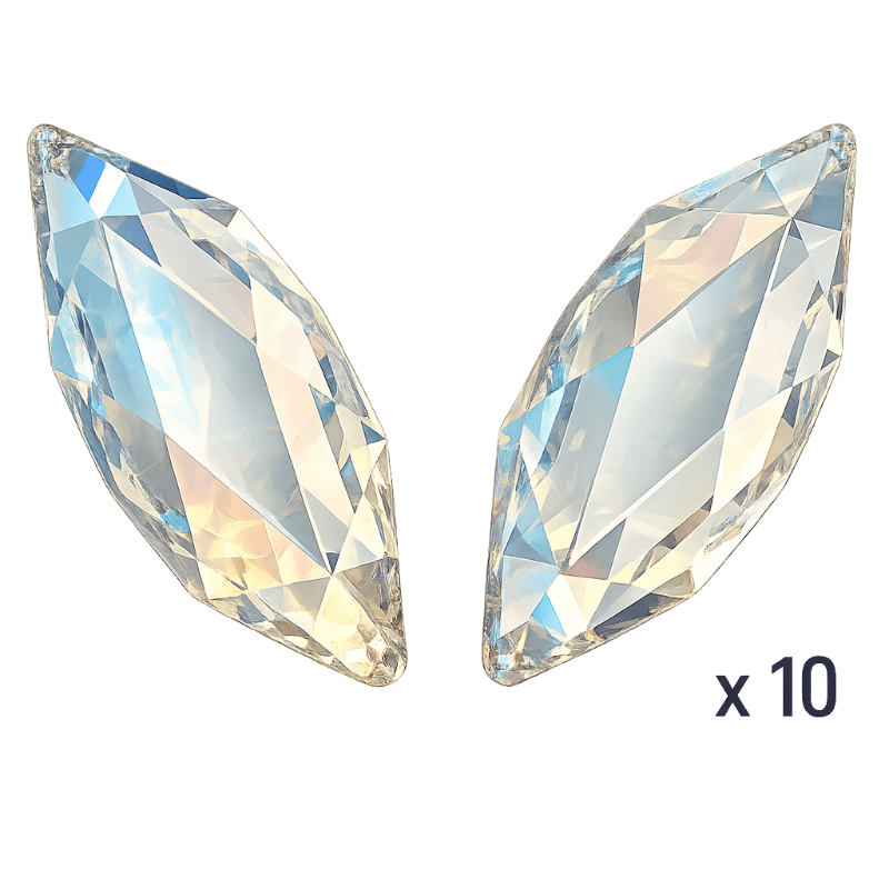 Swarovski Marquise Crystal Shimmer Tooth gems