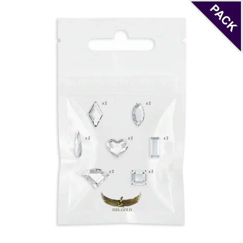 Crystal Shapes Tooth Gems Pack