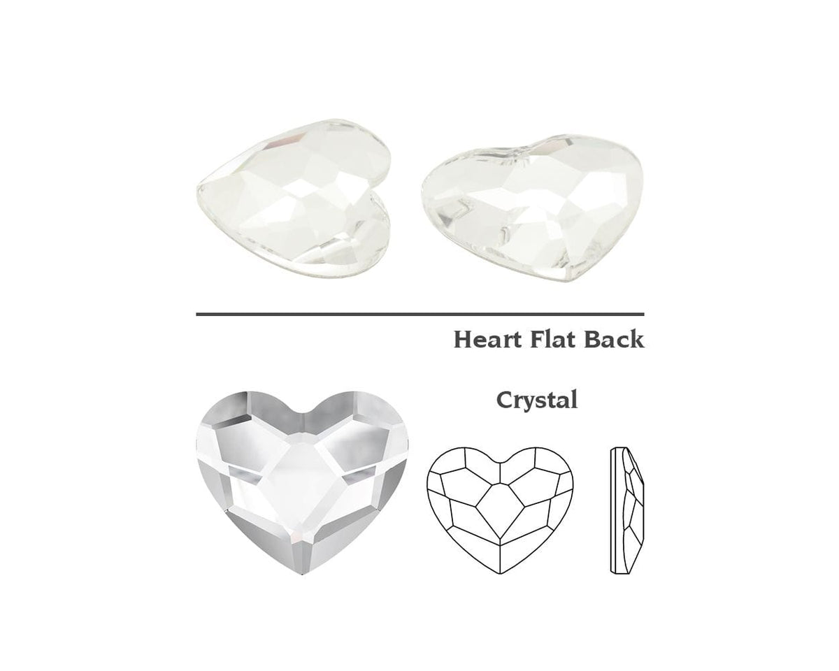 Swarovski Herz Kristall zahnschmuck