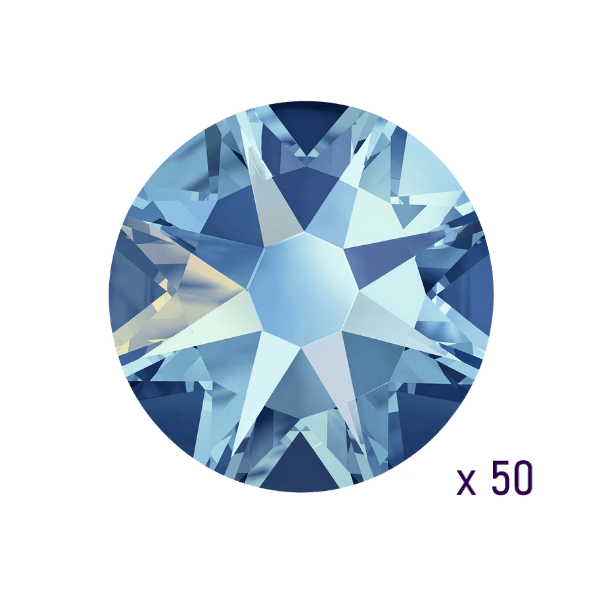 Swarovski Light Sapphire Shimmer Tooth gems