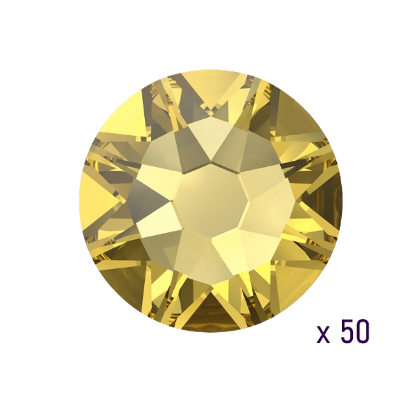 Swarovski ReCreated™ Dark Jonquil トゥースジェム