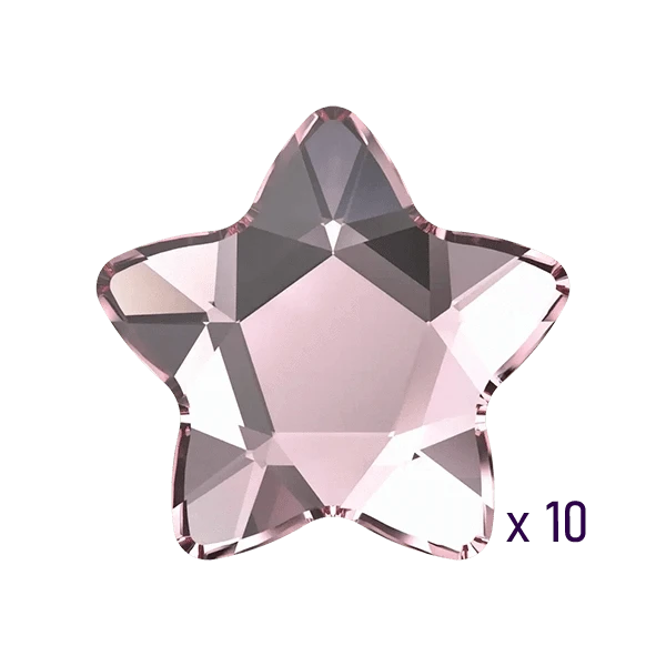 Swarovski Star Light Rose Tooth gems