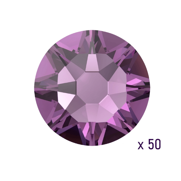 Gemas dentales de Swarovski Amatista
