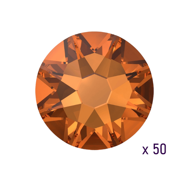 Swarovski Dark Orange zahnschmuck