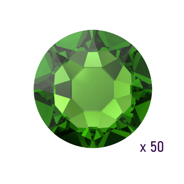 Swarovski Farngrün zahnschmuck