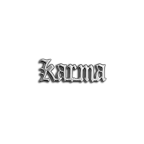 Karma full word teeth jewelry