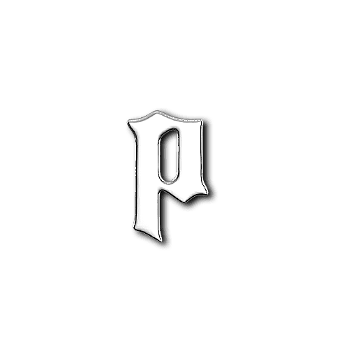 P alphabet letters teeth jewelry