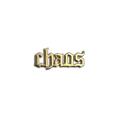 Chaos full word teeth jewelry