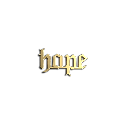 GIOIELLO DENTALE con la parola 'Hope'