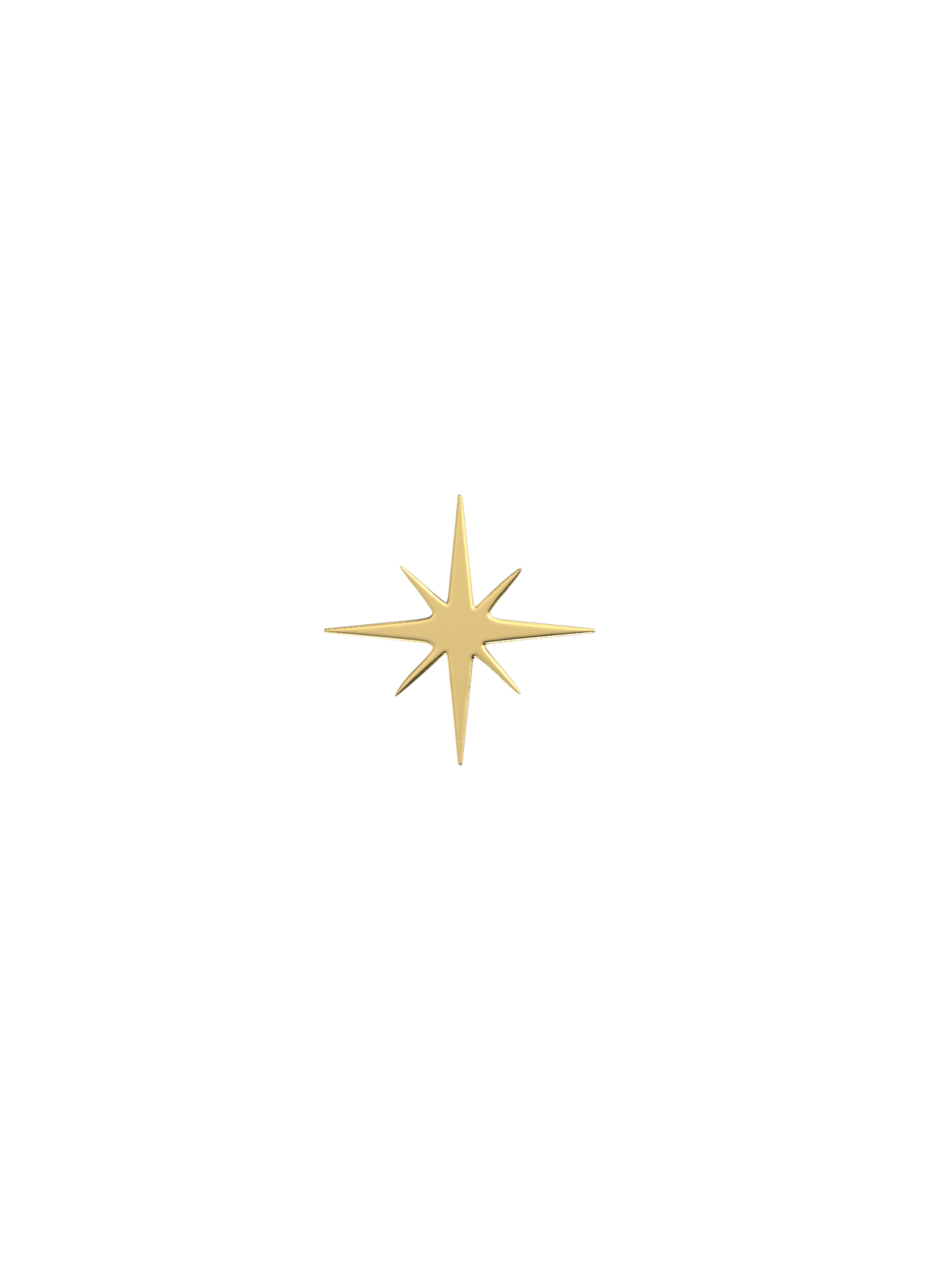 Mini Star Large 3 teeth jewelry