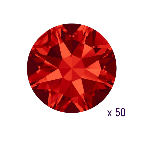 Tooth Gems Swarovski Light Siam